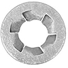 PUSHNUT BOLT RETAINERS, 1/2 BOLT